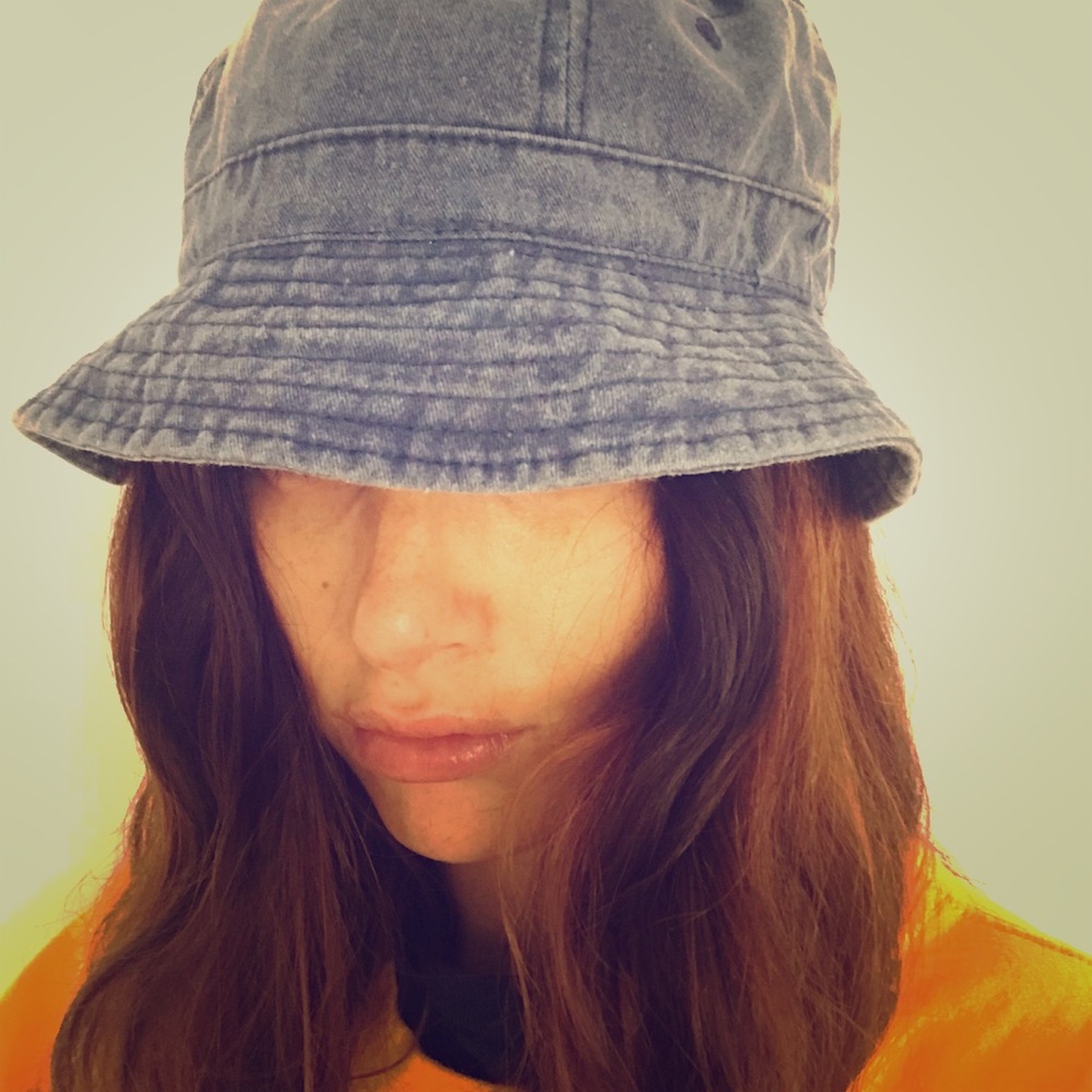 Denim bucket hat